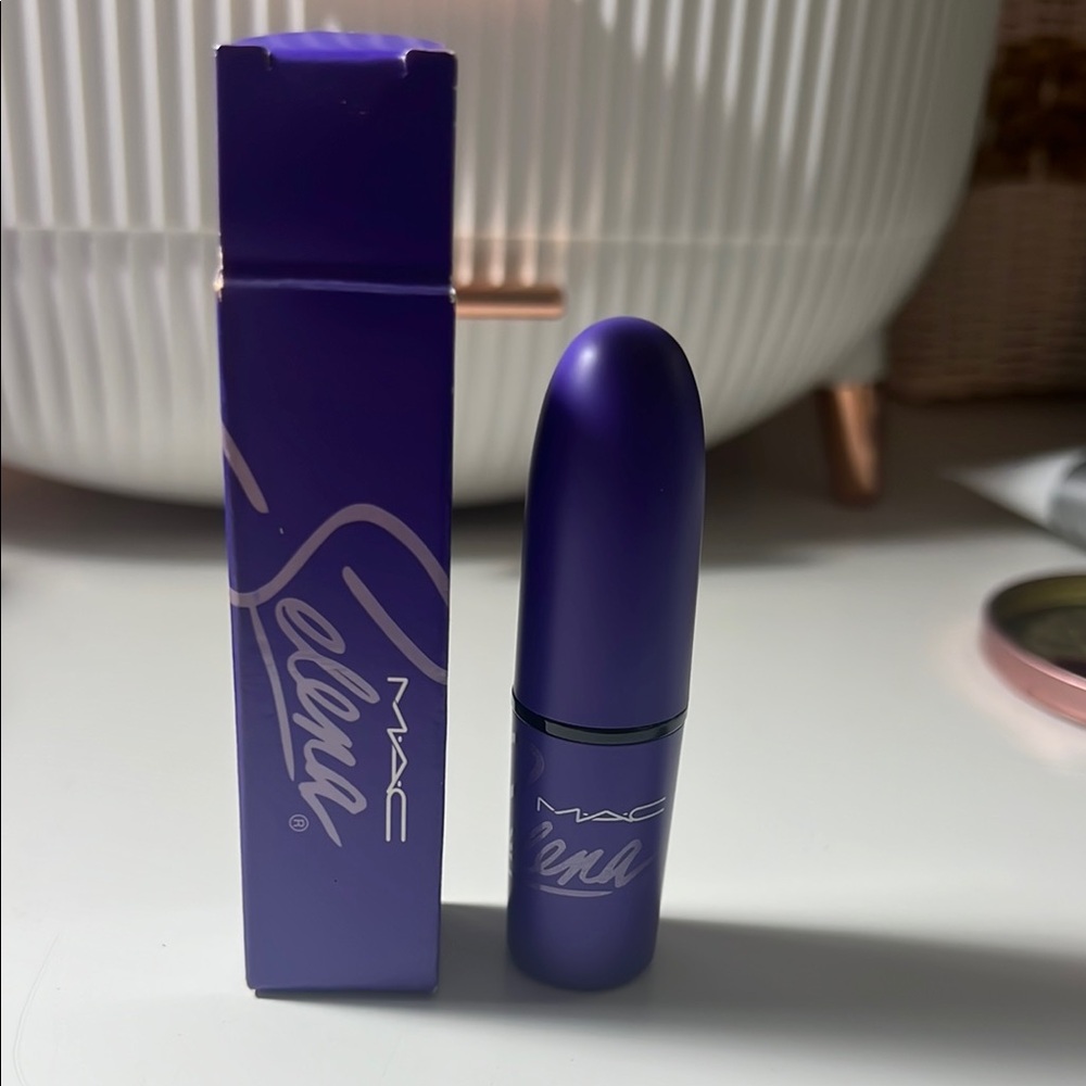 MAC Cosmetics Purple Lipstick Luxurious Metallic Finish